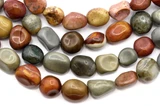 Approx. 7" Strand 6-12mm Alashan Agate Tumbled Nugget Beads