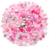 20-Gram Glass Bead & Seed Bead Mix in Ballerina