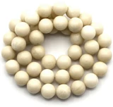 Approx. 14.5" Strand 8mm Fossil Jasper Round Beads