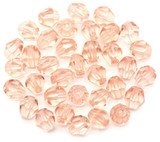 Approx. 5-Gram Bag (About 35pc) 5mm Czech Fire-Polished Glass Faceted Bicone Beads,