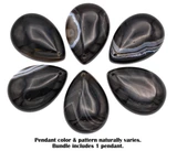 BUNDLE SPECIAL: Black Tie Gemstone Bundle (Featuring Black Agate, Crystal, & More)