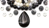 BUNDLE SPECIAL: Black Tie Gemstone Bundle (Featuring Black Agate, Crystal, & More)