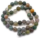 Approx. 15" Strand 8mm Fancy Jasper Round Beads