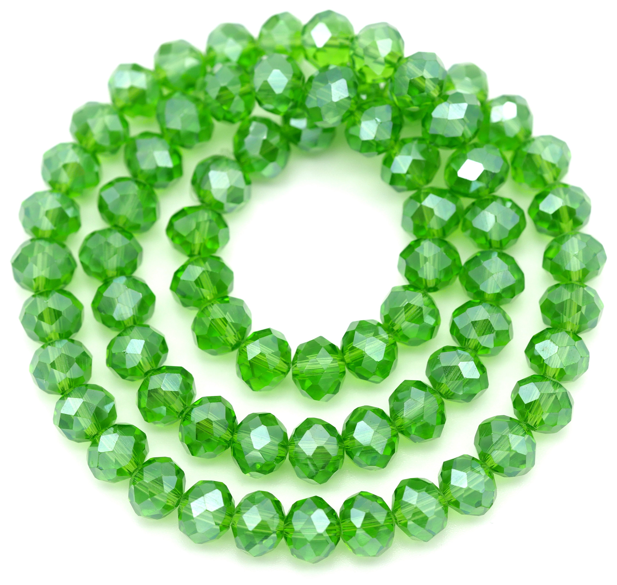 Gemstone Blue Chalcedony Natural Multi Stone Faceted Rondelle Beads