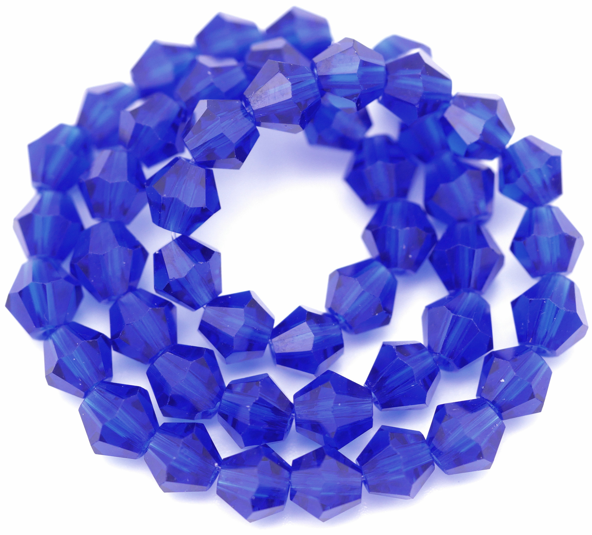 Perline In Vetro Cristallo AB Stella Tagliate 6mm - Confezione Da 13 Fili Per Gioielli Fai Da Te