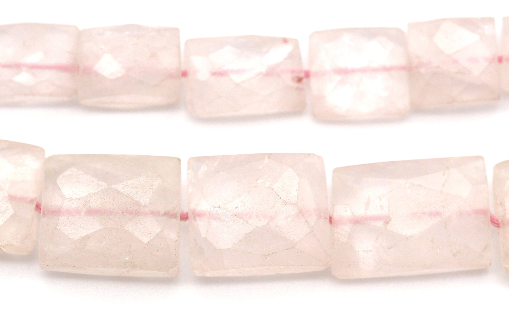 CLOSEOUT Approx. 8" Strand 1015mm Rose Quartz HandCut Faceted