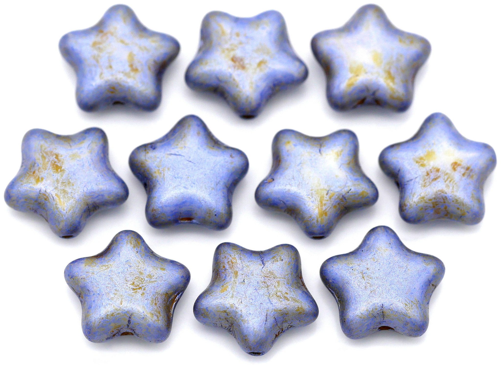 Clear Glass Star Beads by Bead Landing™, 12mm