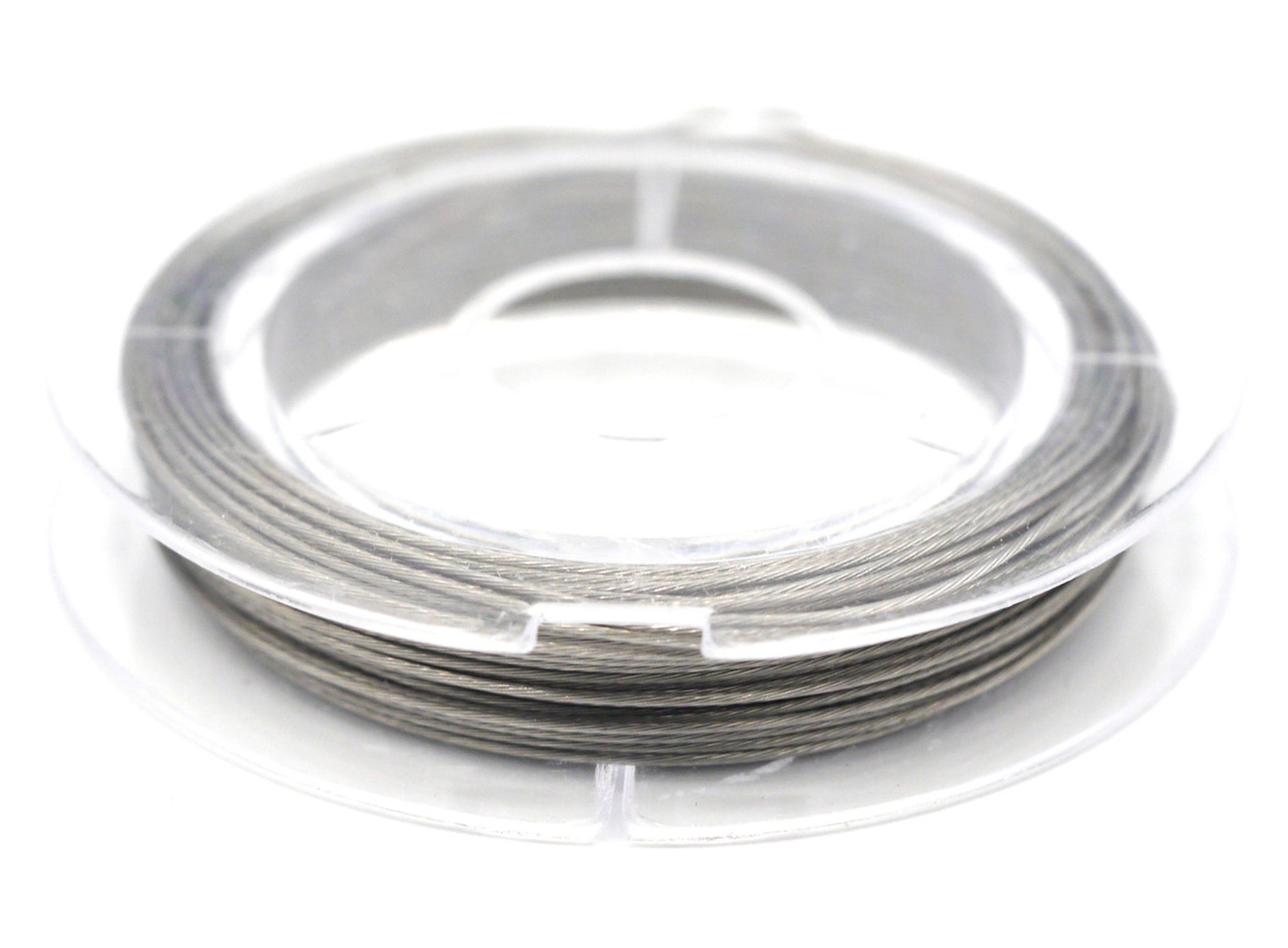 Approx. 10-Meter (32') Spool of 0.45mm 7-Strand Tiger Tail Nylon-Coated  Stainless Steel Beading Wire - Bead Box Bargains