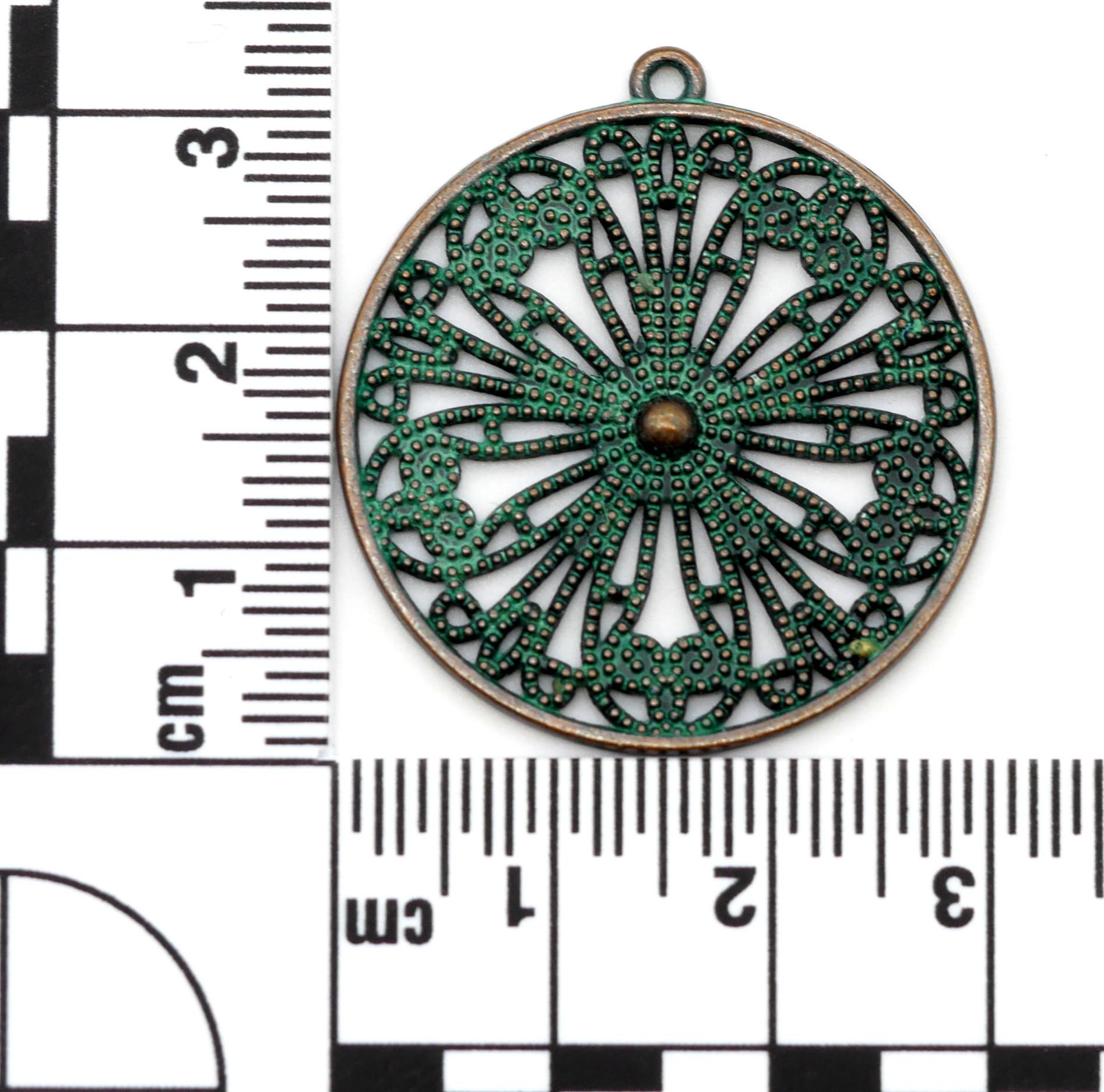 5 Pièces Supports à Cabochon En Laiton - Ton Bronze Antique - Pour Création Bijoux