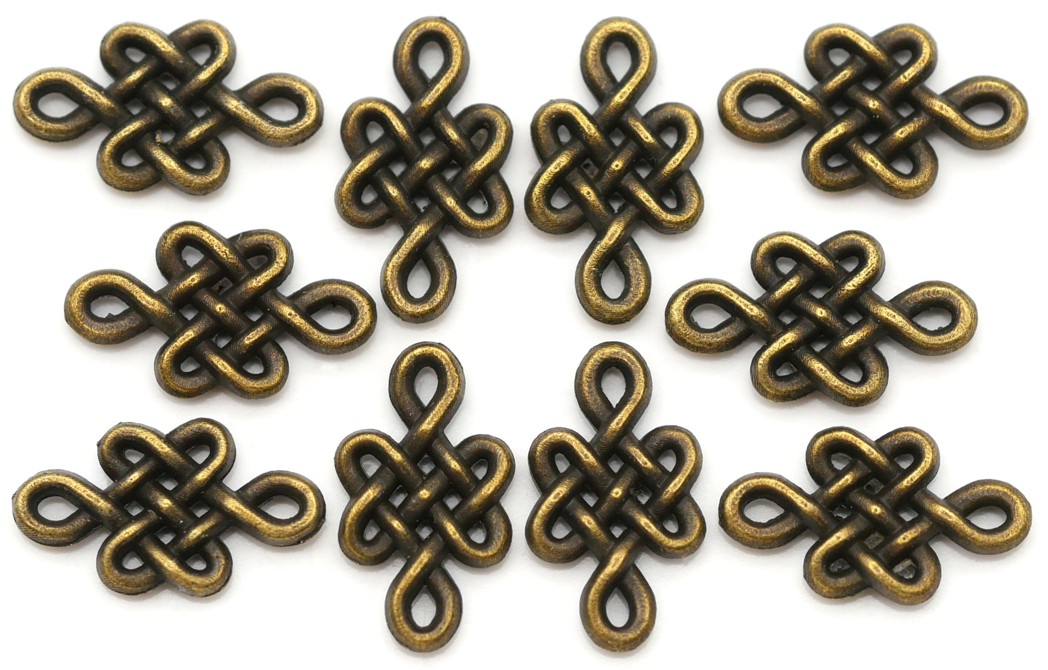Knot antiques
ダイニングテーブル800 10pc 11x7mm Knot-Pattern Links, Antique Bronze - Bead Box Bargains