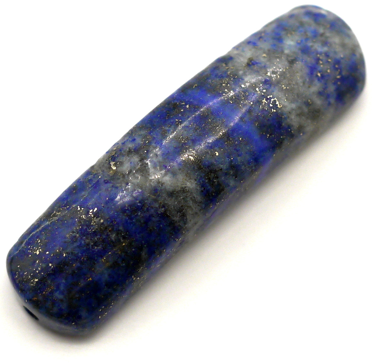 1pc Approx. 36x9mm Lapis Lazuli Curved Rectangle Focal Link - Bead
