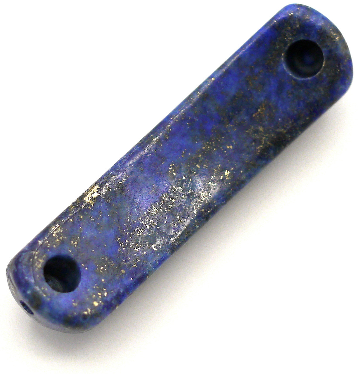 1pc Approx. 36x9mm Lapis Lazuli Curved Rectangle Focal Link - Bead