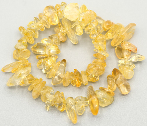 Approx. 7.5” Strand Citrine (Heated) Chip Beads