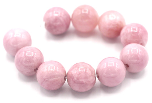 10pc Strand 10mm Lilac Quartz Round Beads (Dyed)