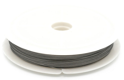 50m Spool (About 164 Feet) of 0.35mm 7-Strand Nylon-Coated Stainless Steel Tigertail Beading Wire