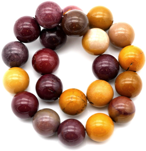 Approx. 7.5" Strand 8mm Mookaite Round Beads