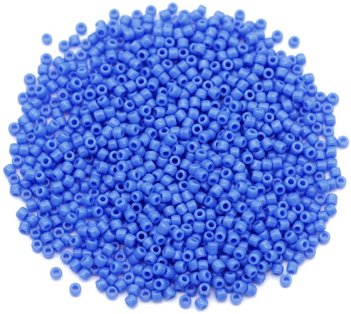 10-Gram Bag of TOHO Round 11/0 Glass Seed Beads, Opaque Periwinkle