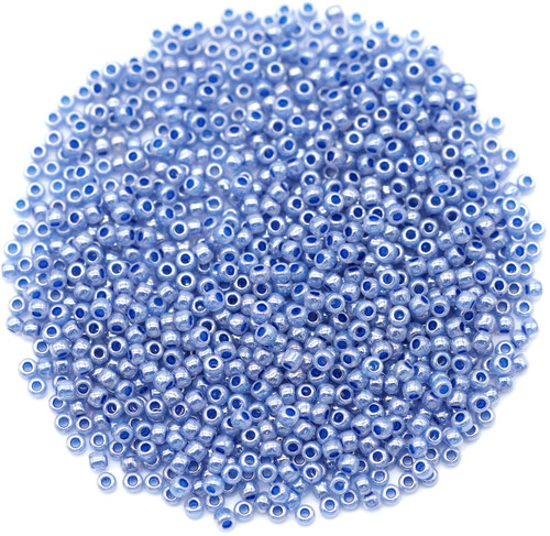 10-Gram Bag of TOHO Round 11/0 Glass Seed Beads, Ceylon Denim Blue