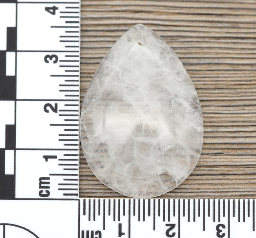 35x25mm Crystal Quartz Teardrop Pendant