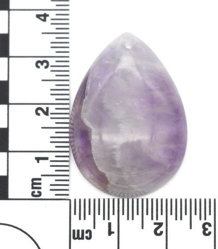 35x25mm Amethyst Teardrop Pendant