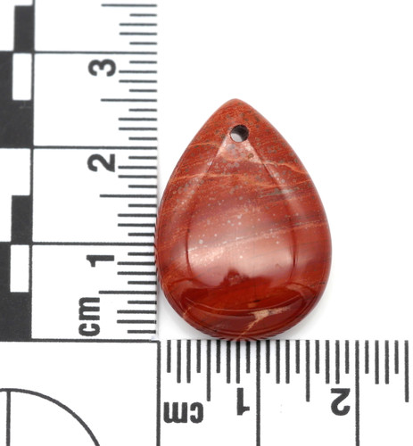 Approx. 25x18mm Red Jasper Teardrop Pendant