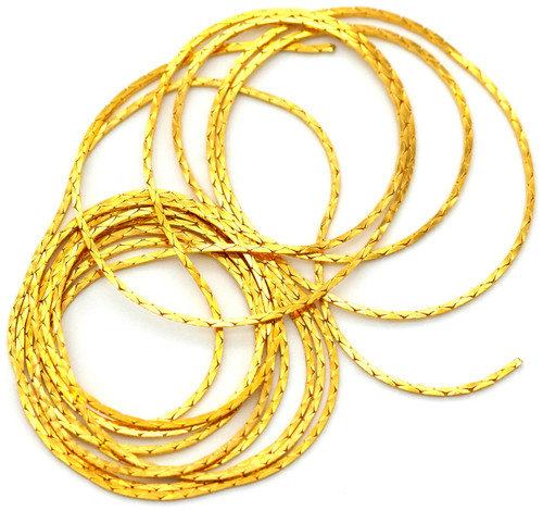 Approx. 1 Meter 0.7mm Brass Coreana Beading Chain, Gold