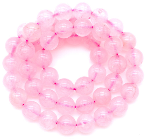 15" Strand 8mm Rose Quartz Round Beads