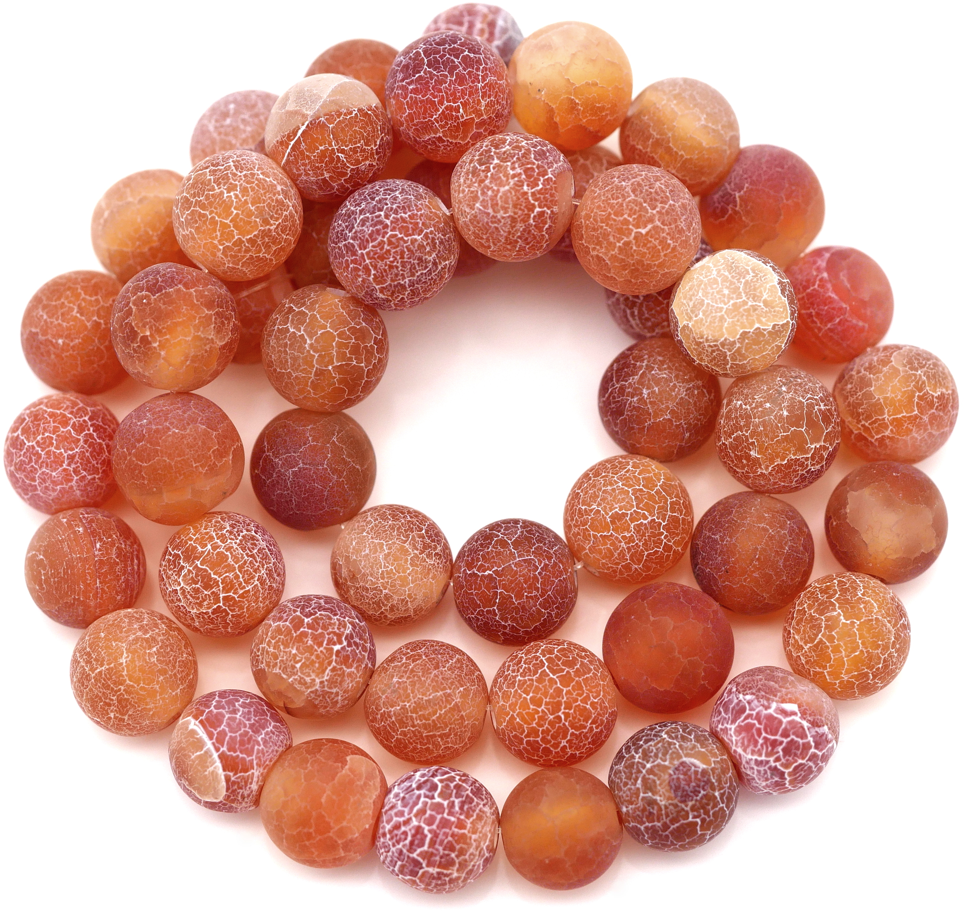 Nature Agate Beads- Olive Green Crackle Fire Agate Beads - Faceted Round  8mm - Sold per strand