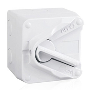 Mini Outdoor Switch No Neon Indicator 2 Pole 20A - Weatherproof Mini Outdoor Switch No Neon Indicator 2 Pole 20A - Weatherproof