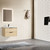 Nova Wall Vanity with Ceramic Top 600mm - Natural Oak