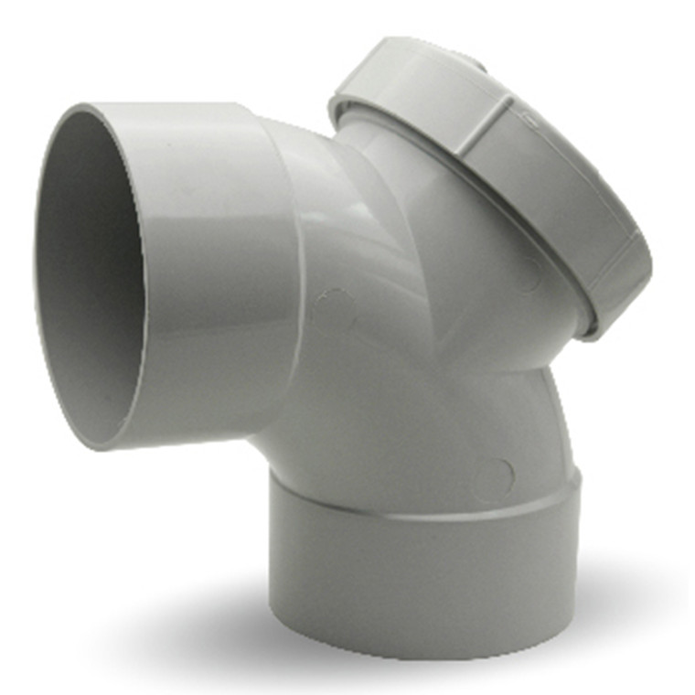 100mm x 88º DWV Pipe Ramp Elbow Large Inspection