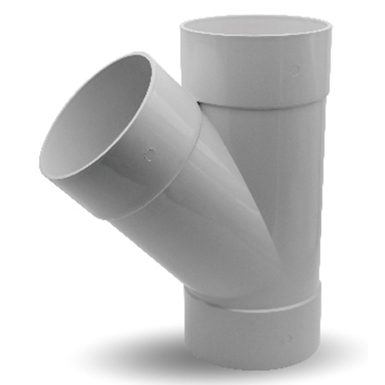 80mm x 45º DWV Plain Junction FxF