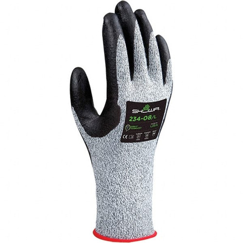 Cut, Puncture & Abrasive-Resistant Gloves: Size M, ANSI Cut A4, ANSI Puncture 2, Foam Nitrile, Polyethylene