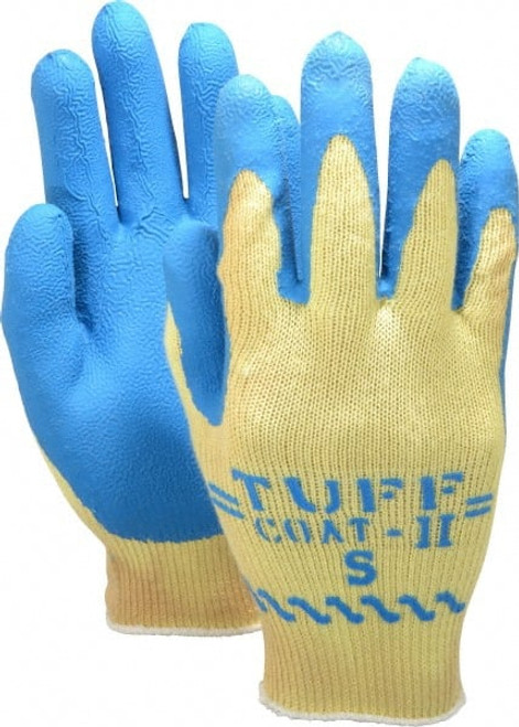 Cut & Abrasion-Resistant Gloves: Size S, ANSI Cut A3, Rubber, Kevlar