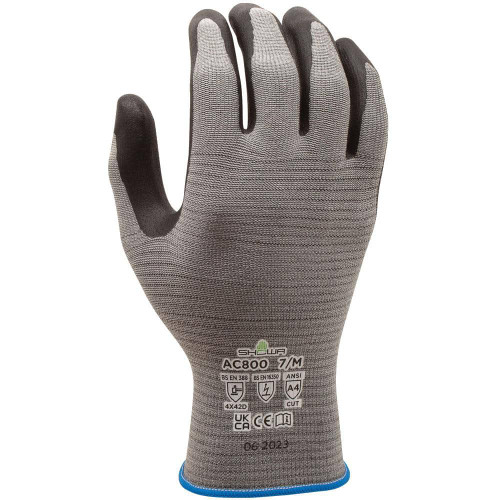 Cut & Puncture Resistant Gloves; Glove Type: Cut-Resistant ; Coating Coverage: Palm & Fingertips ; Coating Material: Micro-Foam Nitrile ; Primary Material: Nitrile ; Gender: Unisex ; Men's Size: X-Large