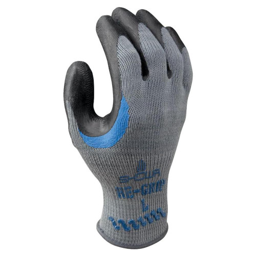 General Purpose Work Gloves: Large, Latex Coated