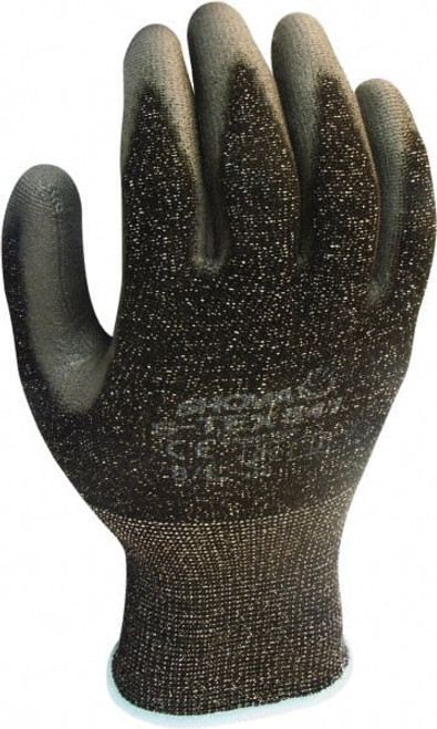 Cut, Puncture & Abrasive-Resistant Gloves: Size S, ANSI Cut A4, ANSI Puncture 3, Polyurethane, HPPE Fiber & Stainless Steel