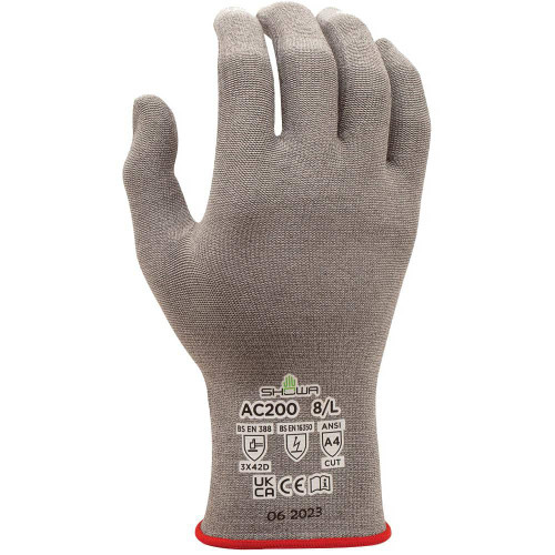 Cut & Puncture Resistant Gloves; Glove Type: Cut-Resistant ; Primary Material: Polyethylene ; Women's Size: Large ; Men's Size: Large ; Color: Gray ; Overall Length (Decimal Inch): 9.0600