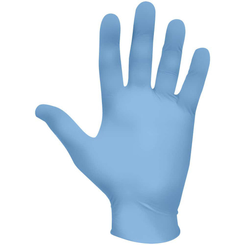 Disposable Gloves: Large, 2.5 mil Thick, Nitrile, Industrial Grade