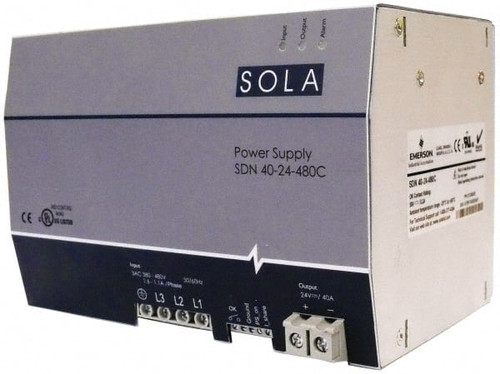 960 Watt, 480 VAC Input, 24 V Output, DIN Rail Power Supply