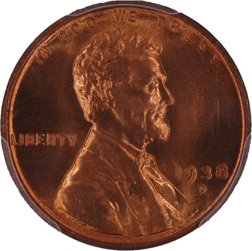 1944 Lincoln Cent MS67+ Red PCGS