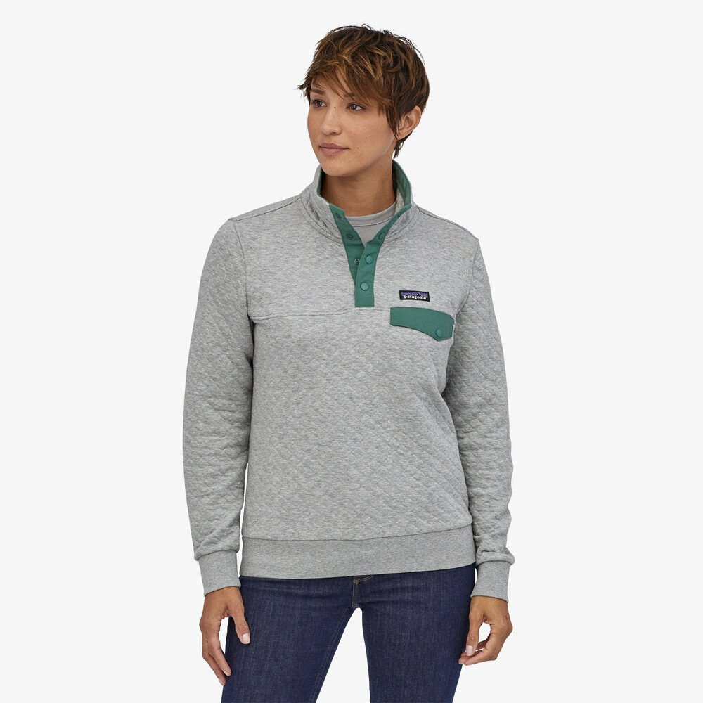 W's Organic Cotton Quilt Snap-T P/O 