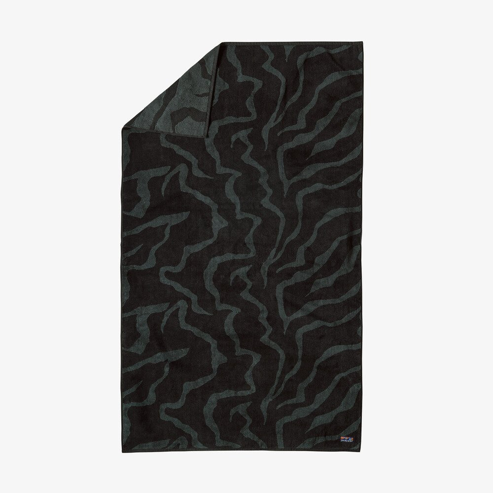 絶版　新品【パタゴニア】Organic Cotton Towel ブラック縞模様 Organic Cotton Towel - Black Mingo