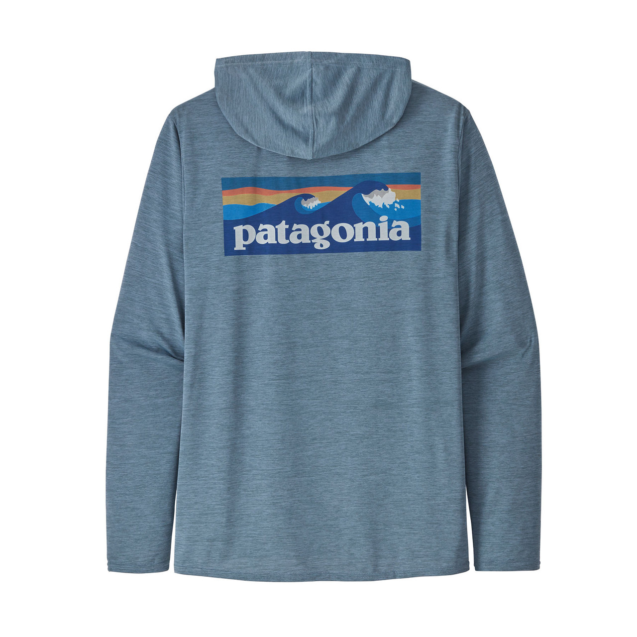 Men's Capilene Cool Daily Graphic Hoody - Black Mingo