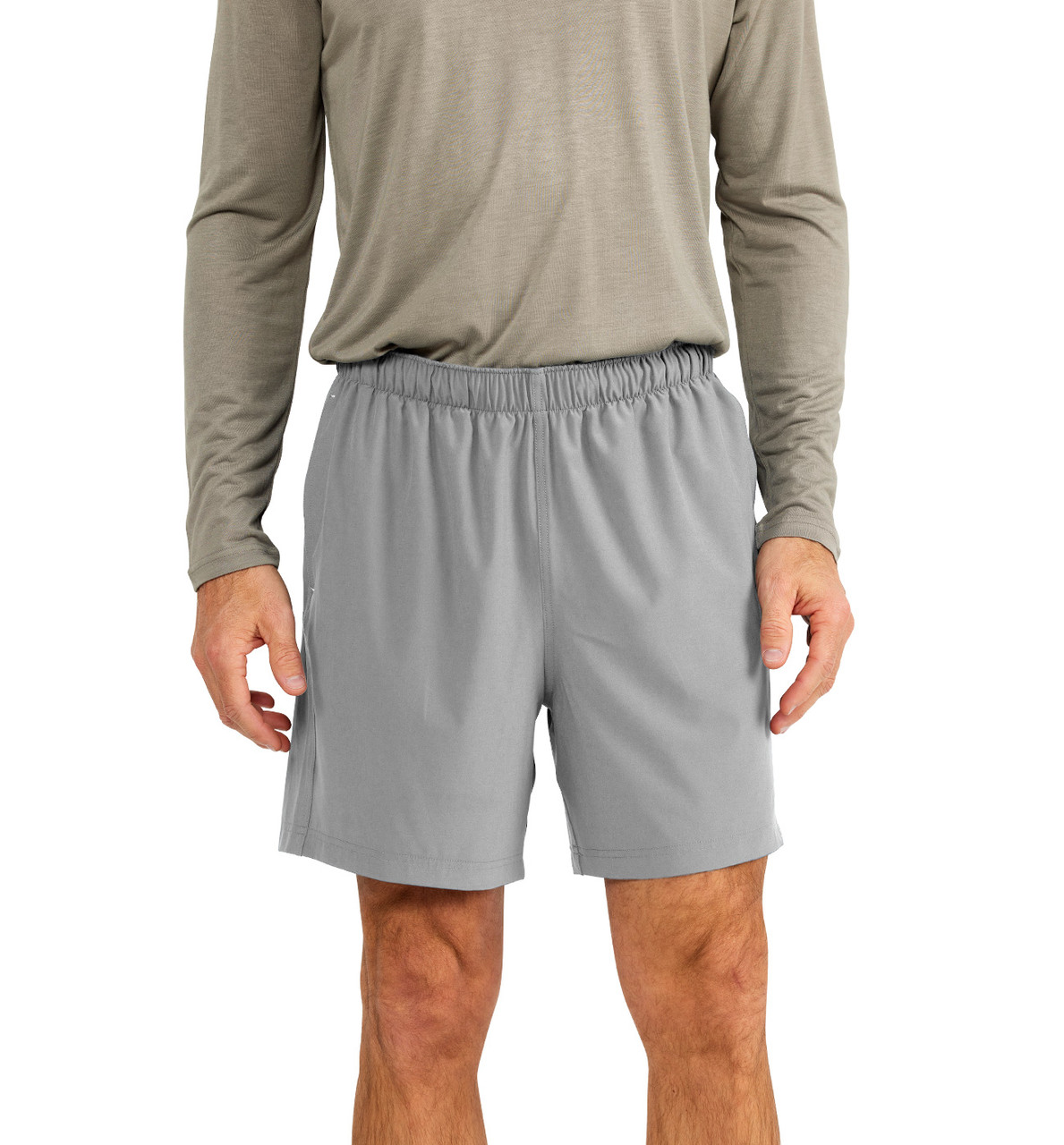 Free Fly Men's Breeze Short – 6-Inch Inseam, Quick-Dry, UPF 50+