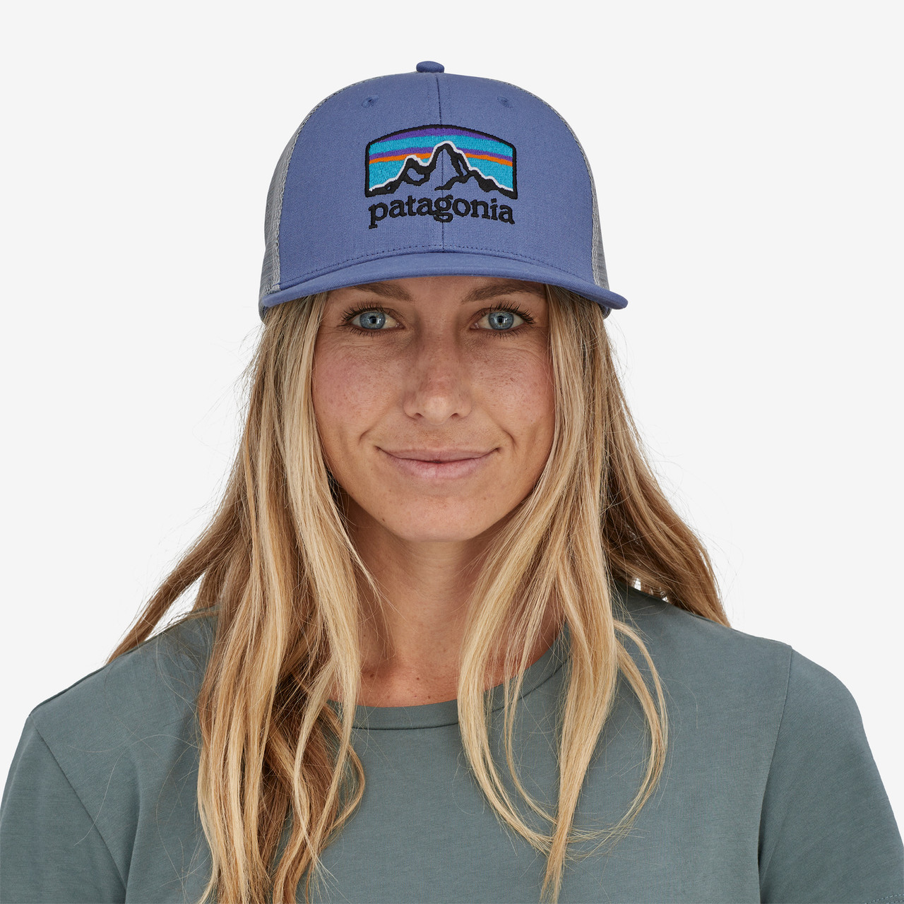 Fitz Roy Horizons Trucker Hat - Black Mingo