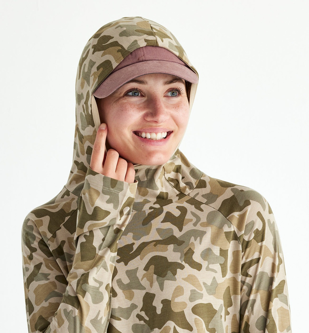 Men's Bamboo Lightweight Fleece Hoodie - Barrier Island Camo – Free Fly  Apparel