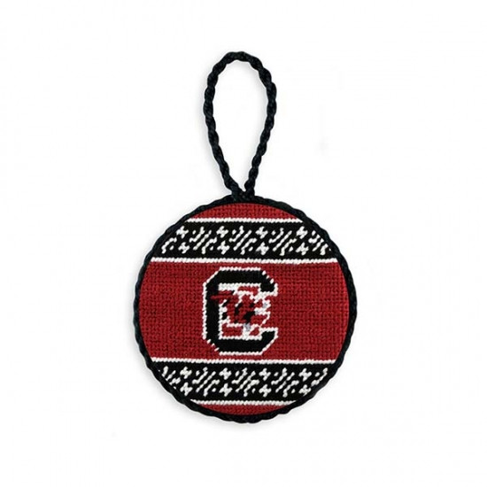 University of South Carolina Fairisle Needlepoint Ornament