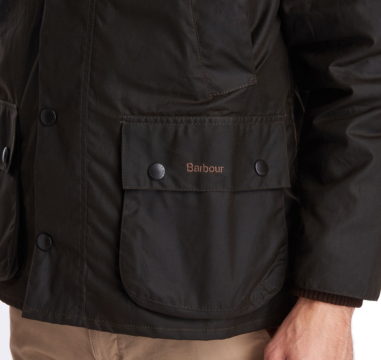Barbour Classic Bedale Wax Jacket - Black Mingo