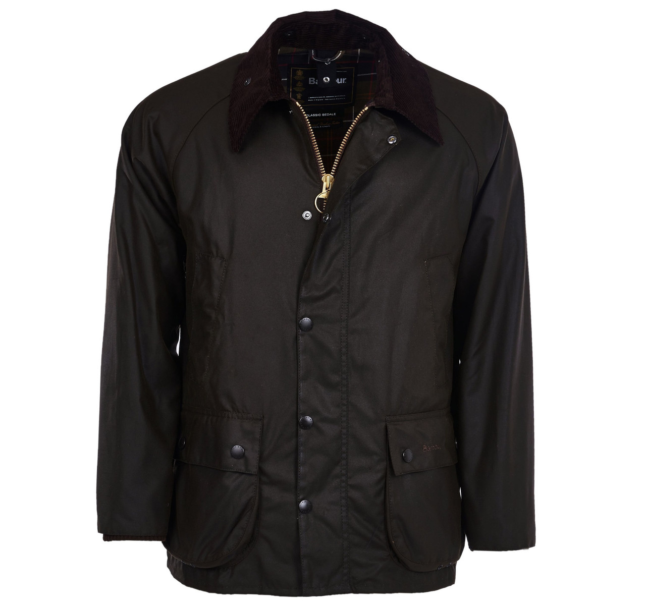 Barbour Classic Bedale Wax Jacket - Black Mingo